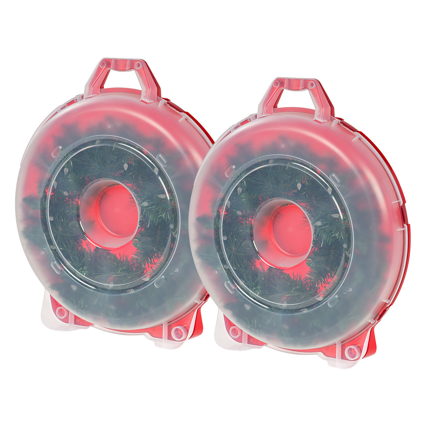 Caja para coronas de 24", paquete de 2 - Rojo