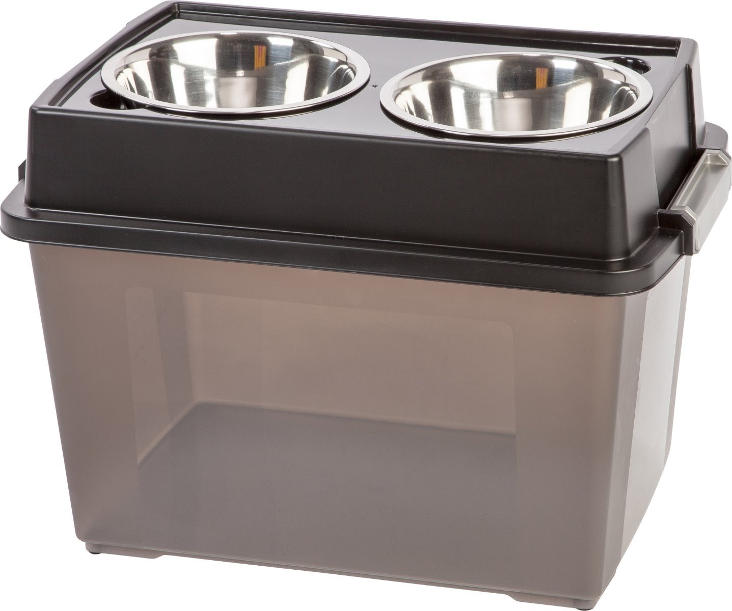 Elevated Feeder with Airtight Storage - Large - image 1#color_black