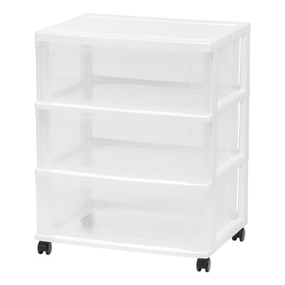 Wide Chest 3 Drawers - image 2#color_white