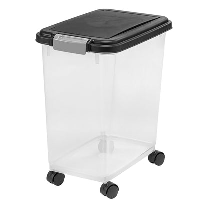 IRIS USA 33 Quart Airtight Pet Food Container, Black Lid - IRIS USA, Inc.