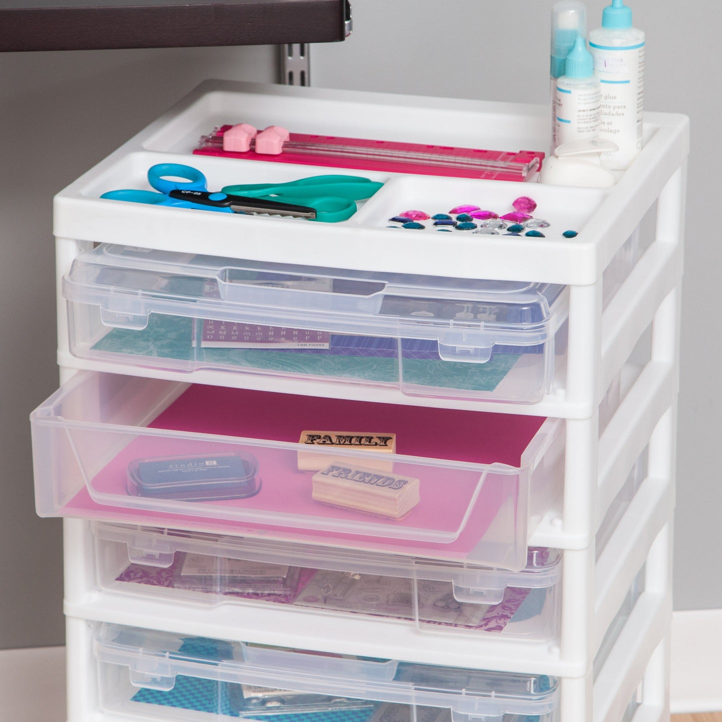 Craft Organizer and Storage, Rolling Storage Cart - IRIS USA, Inc.