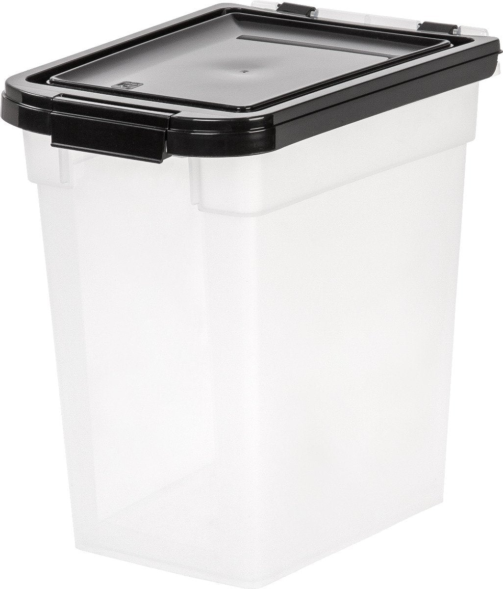 Airtight Pet Food Container - Economy - 12.75 QT - image 1#color_black