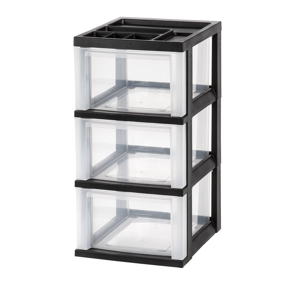 Storage Drawer Cart with Organizer Top - 3 Drawer - IRIS USA, Inc.