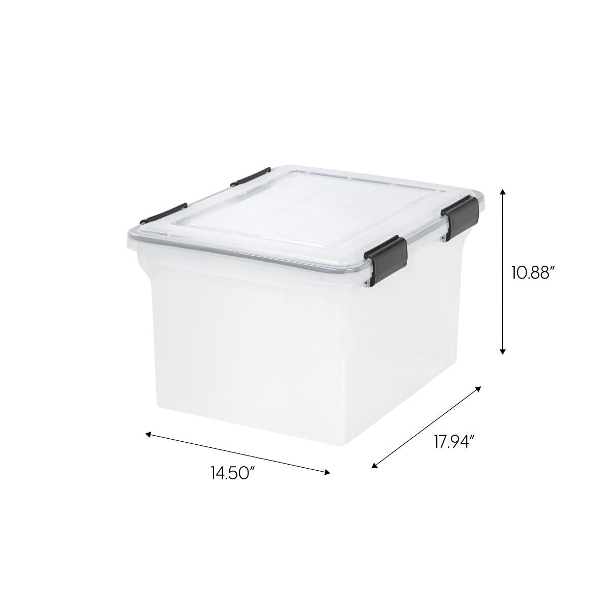 WeatherPro™ Storage Letter Legal File Box - 32 QT - IRIS USA, Inc.