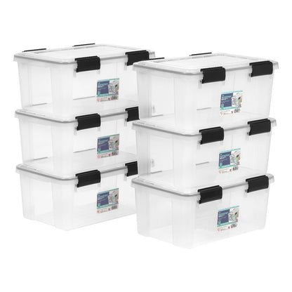 WEATHERTIGHT® Storage Box - 19 Quart - image 2#color_clear-swatch