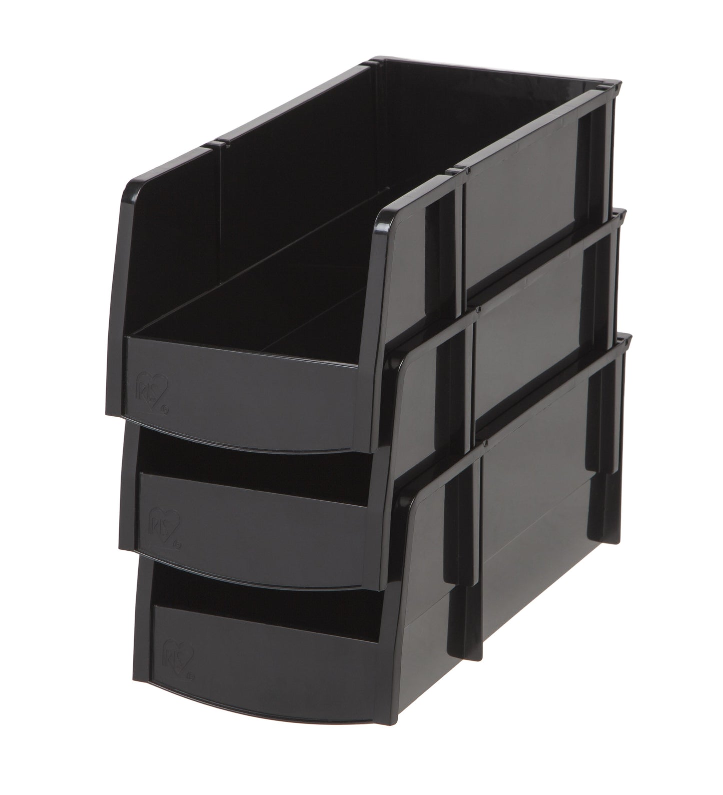 Large Bin, 8 Pack, Black - IRIS USA, Inc.