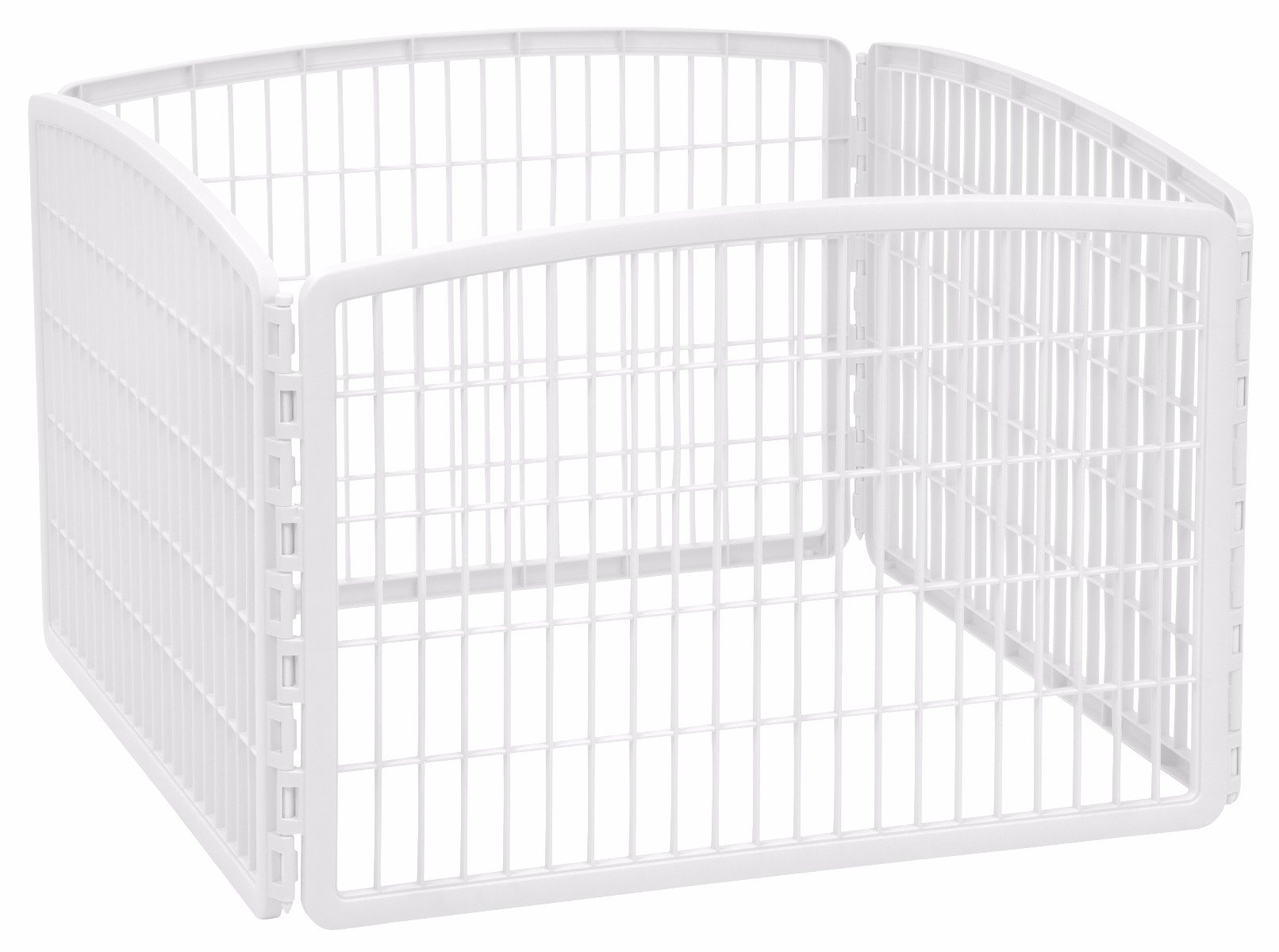 24-inch Pet Playpen - image 2#color_white#color_white