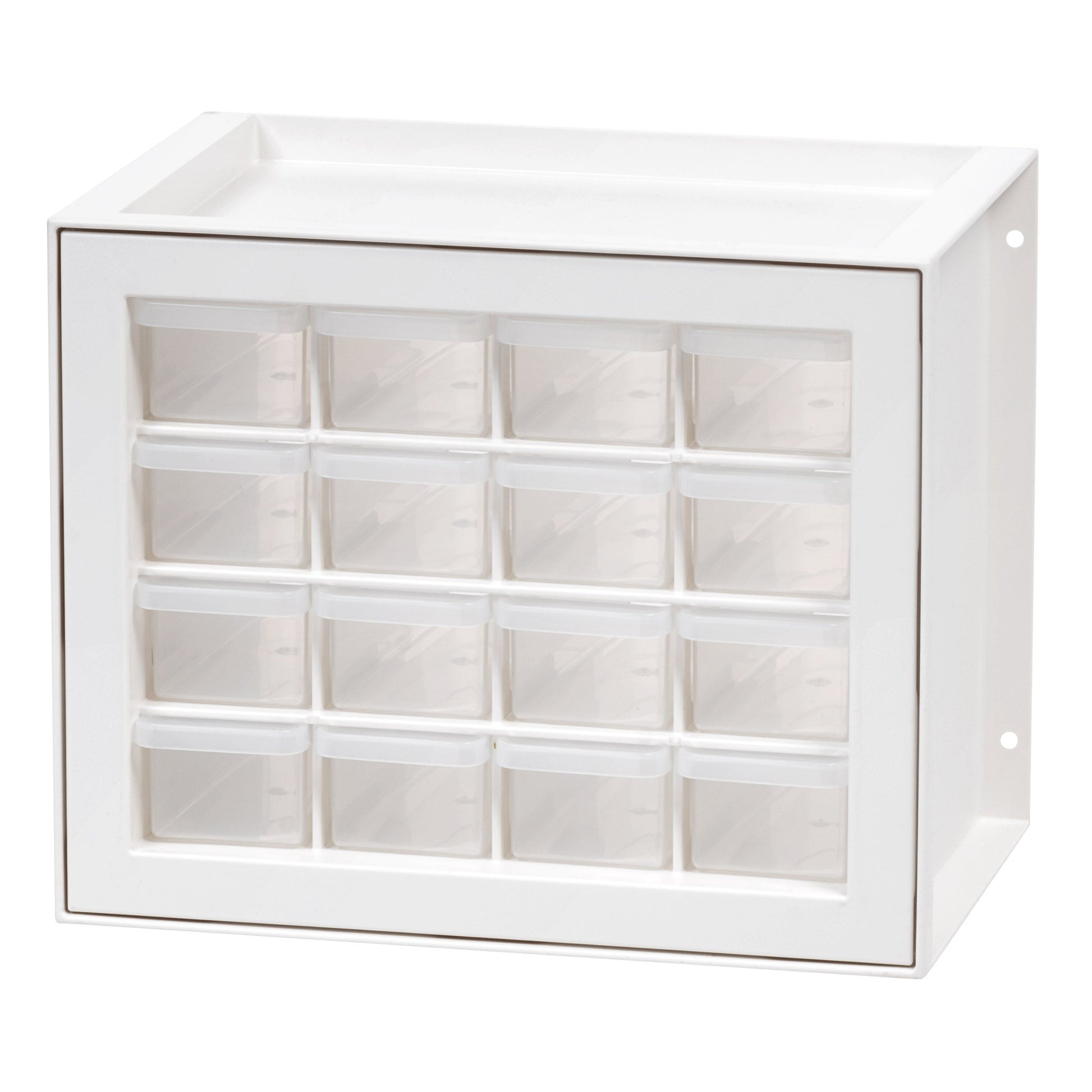 16 Drawer Sewing and Craft Parts Cabinet, White - IRIS USA, Inc.