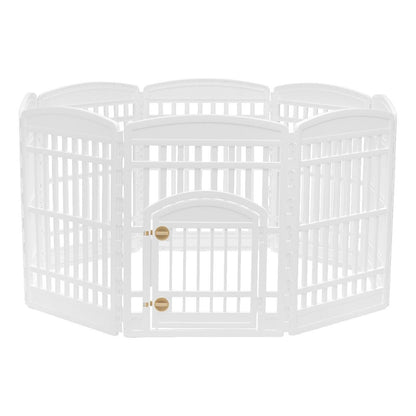 34-inch Pet Plastic Playpen - image 2#color_white