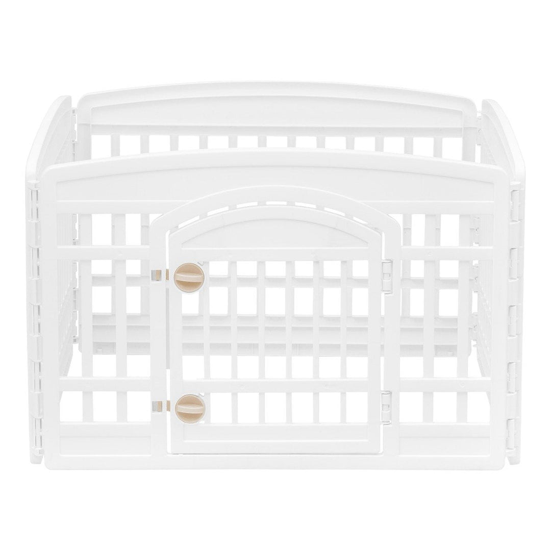 24-inch Pet Plastic Playpen - image 2#color_white