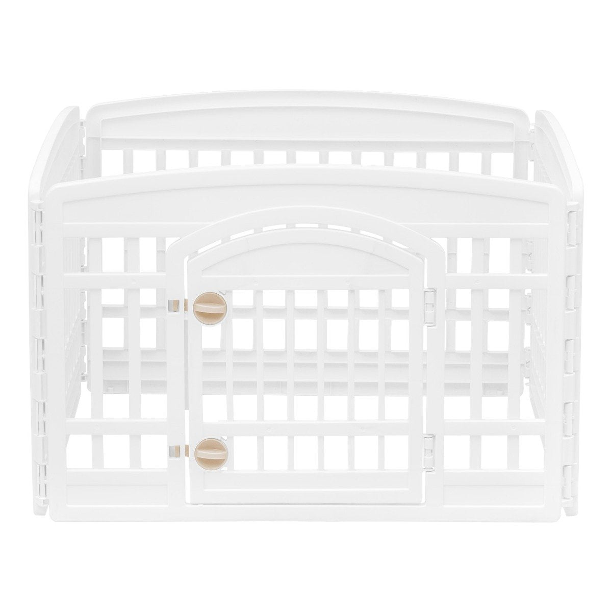 24-inch Pet Plastic Playpen - image 2#color_white