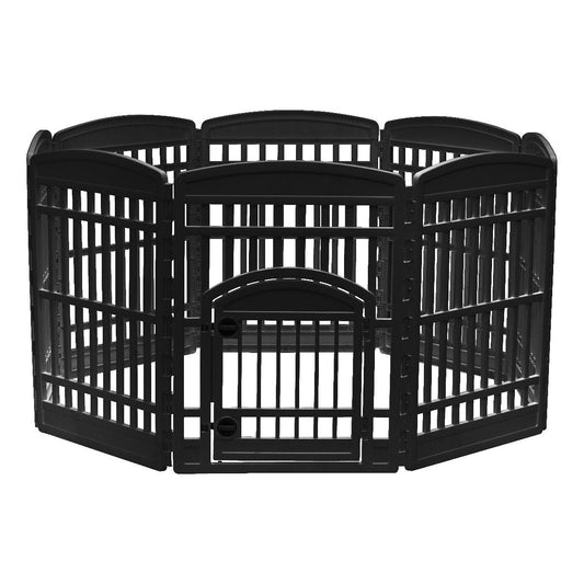 34-inch Pet Plastic Playpen - image 1#color_black