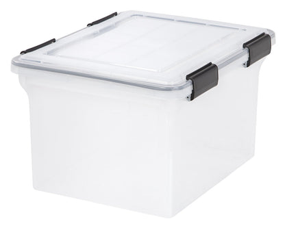 WEATHERTIGHT® Storage Letter Legal File Box - 32 Quart - image 1