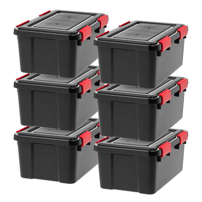 WEATHERTIGHT® Storage Box - 19 Quart - image 1#color_black-swatch